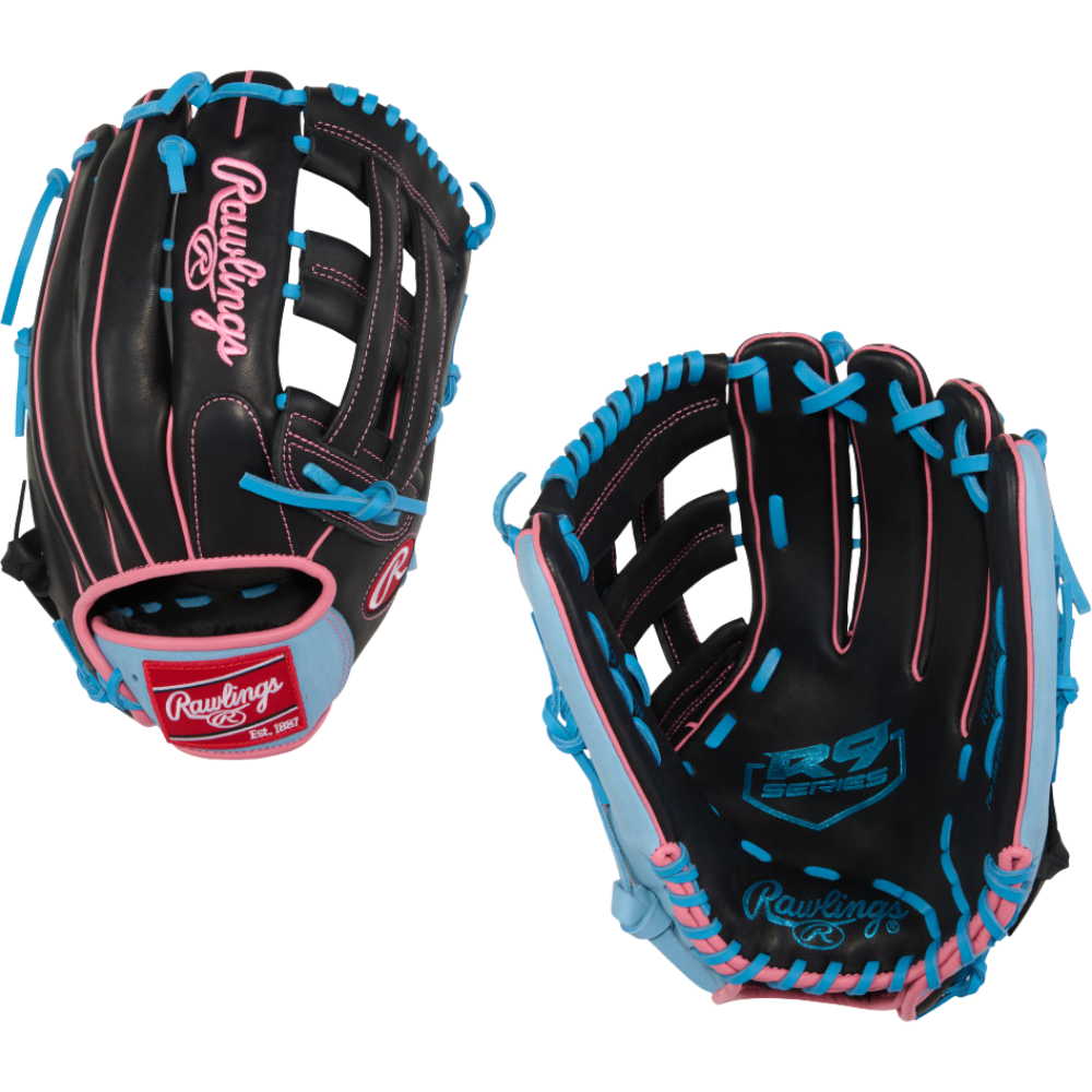 Rawlings R9 12.75 inch Outfield Glove R93029
