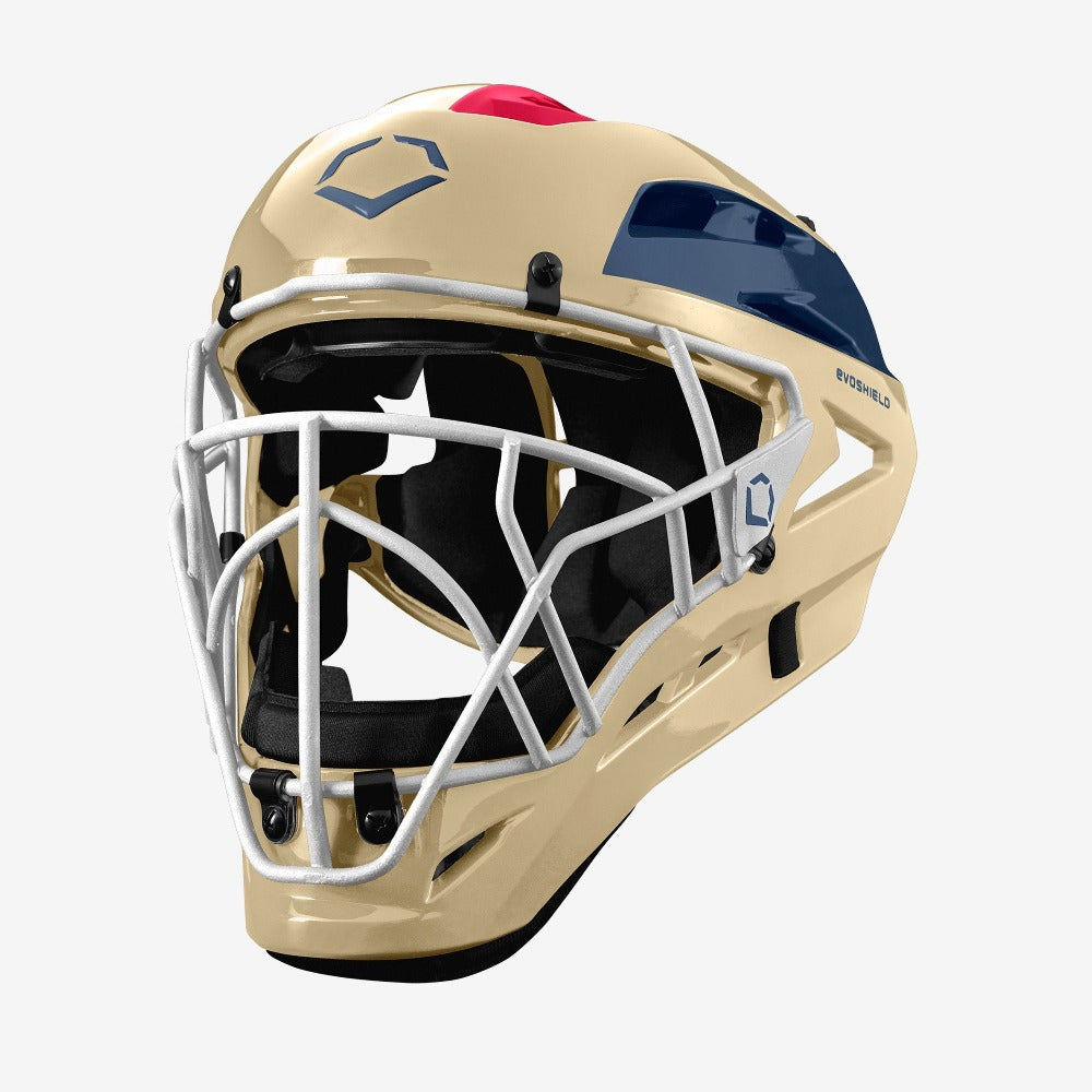 EvoShield Pro-SRZ Catcher's Helmet Scarlet Small