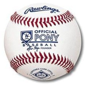 Rawlings - Official Pony League Competition Grade Baseball - RPLB1