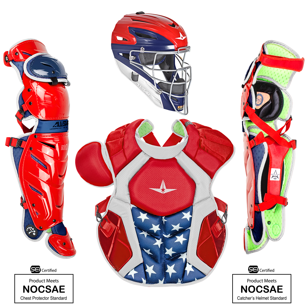 custom catchers gear All Star Adult System7 Axis USA Pro Catchers Gear Set