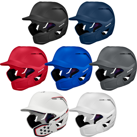 Easton Z50 Matte Baseball Helmet with Multi-Adjust Jaw Guard