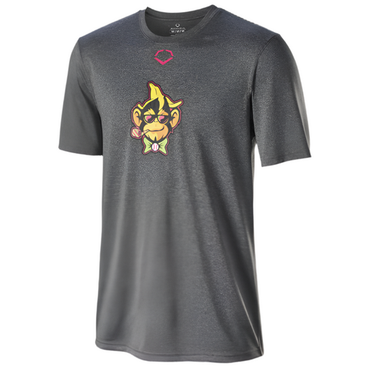 Evoshield Party Animals Tech Tee - Heather Black
