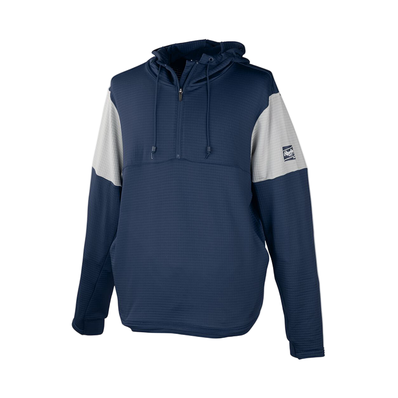 Rawlings Colorsync Quarter Zip Performance Fleece Hoodie