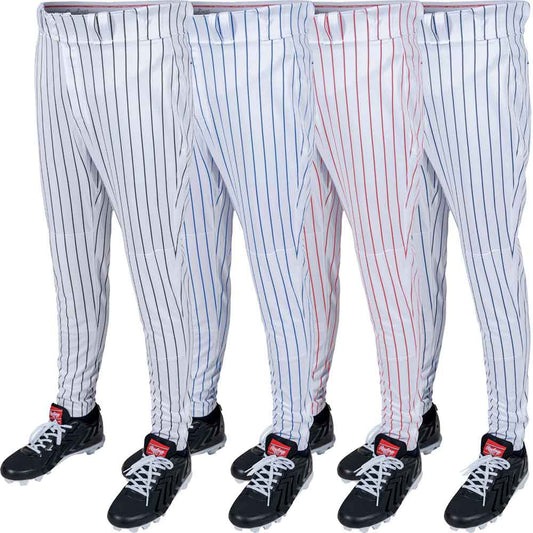 Rawlings Taper Fit Adult Pinstripe Baseball Pants