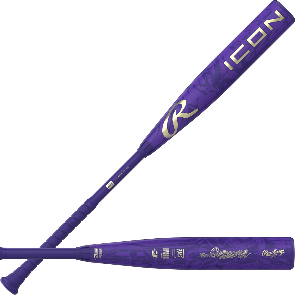 Rawlings Icon BBCOR Composite Baseball Bat Drop 3