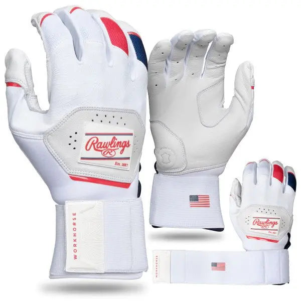 Rawlings Workhorse Compression Strap Batting Gloves