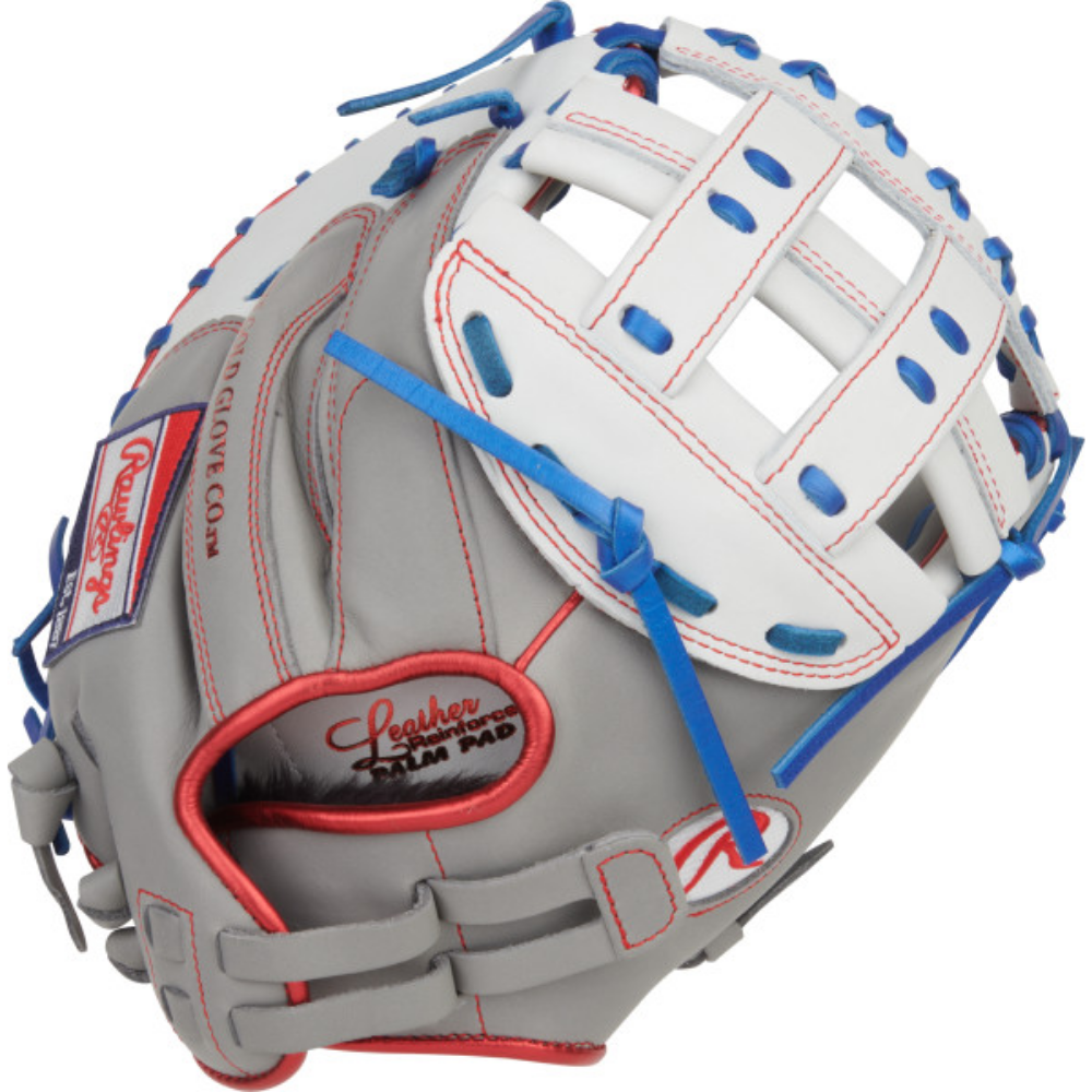Rawlings Liberty Advanced 33 inch White Fastpitch Catchers Mitt RLACM33FP-24GW