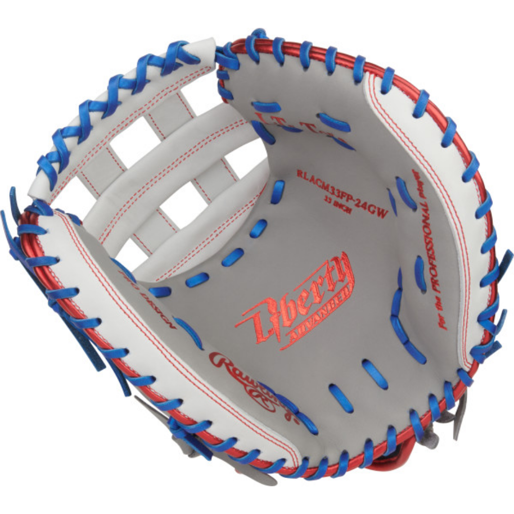 Rawlings Liberty Advanced 33 inch White Fastpitch Catchers Mitt RLACM33FP-24GW