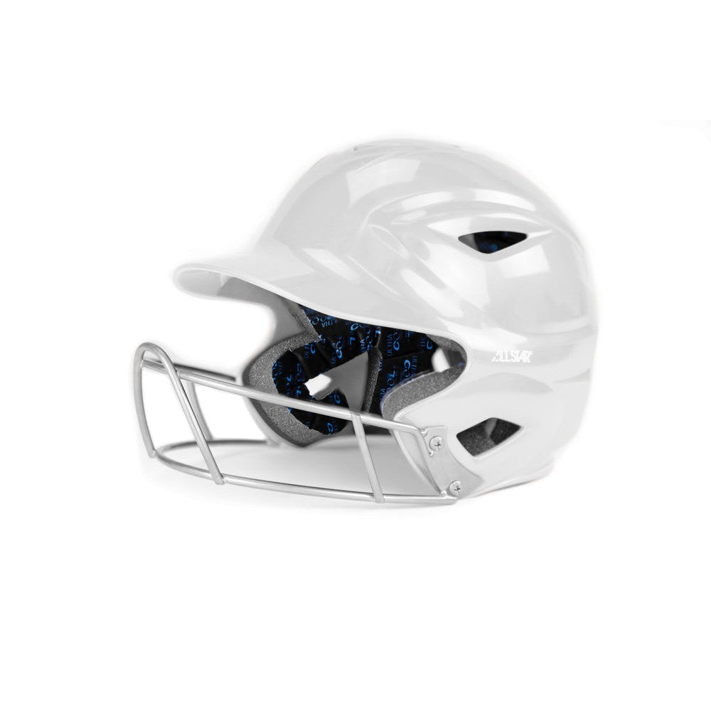 all-star helmets football All Star S7 Batter's Helmet W/Faceguard Adult Fastpitch Black