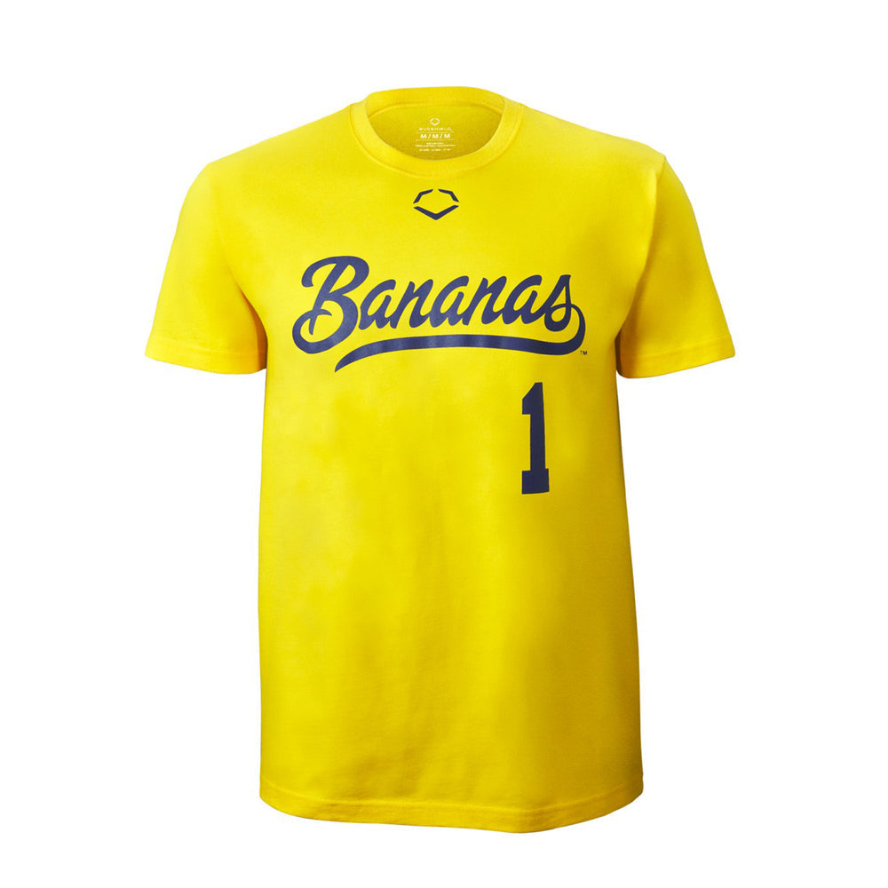 Evoshield Savannah Bananas Short Sleeve Shirsey - Yellow