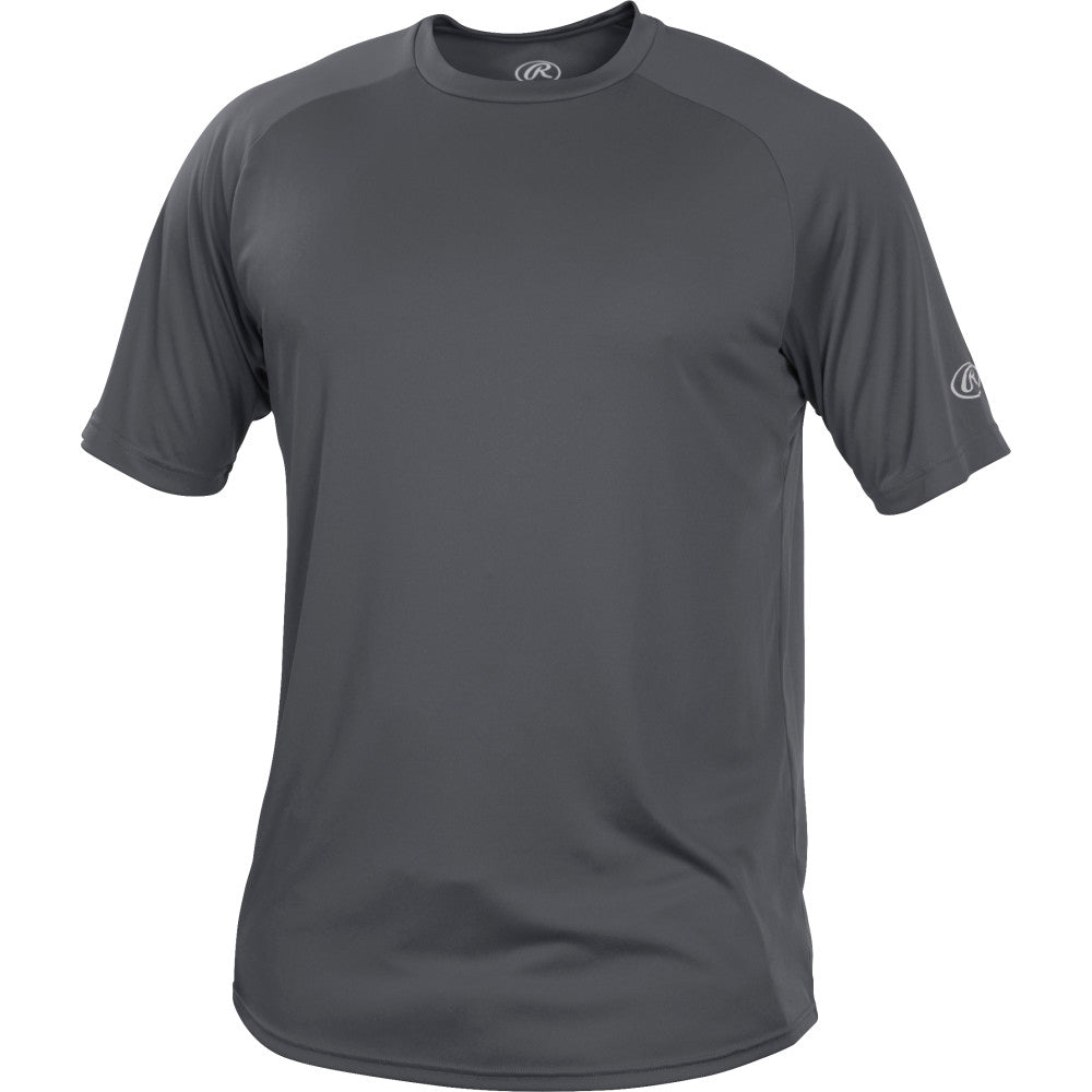 Rawlings Men's Baseball Jersey - Full Button Raglan Sleeve Uniform Top