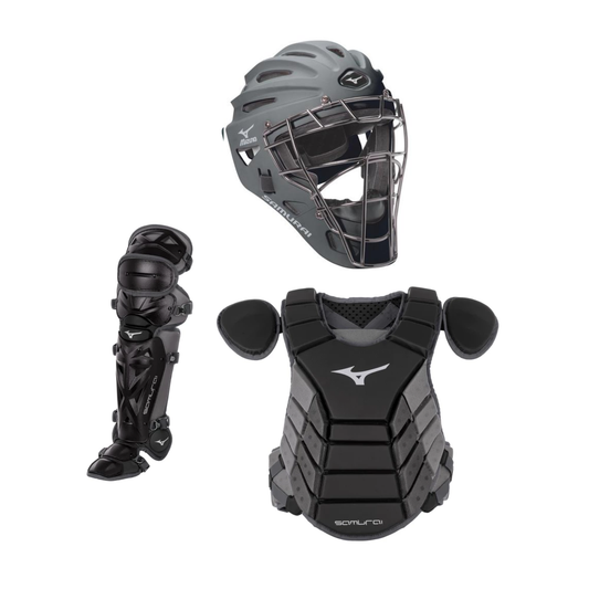 Team Issued Catcher's Gear - Blue and Orange Nike Set - Chest Protector,  Shin Guards, Face Mask and Bag - 2018 Season