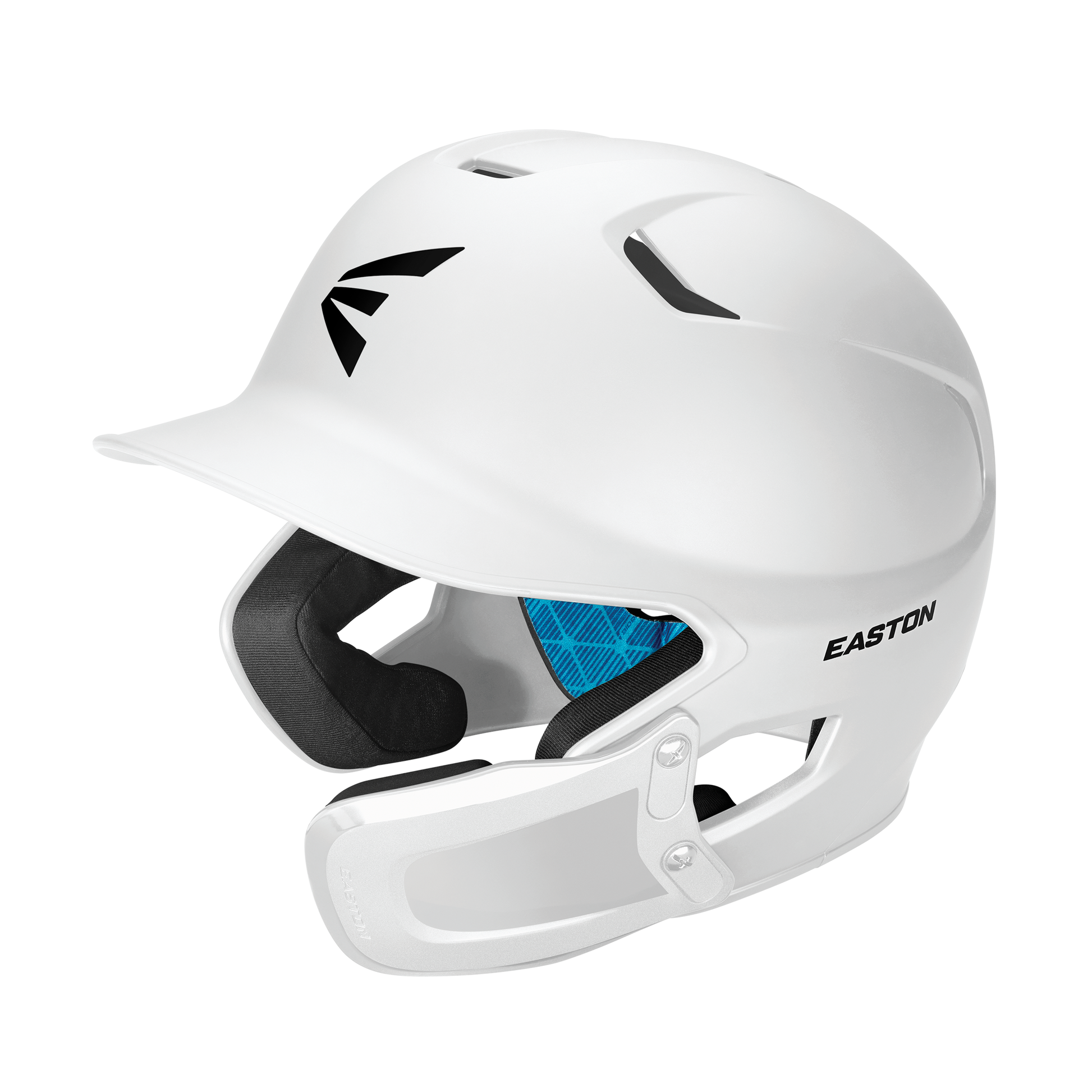 Easton Z5 Matte Solid Baseball Helmet with Universal Jaw Guard