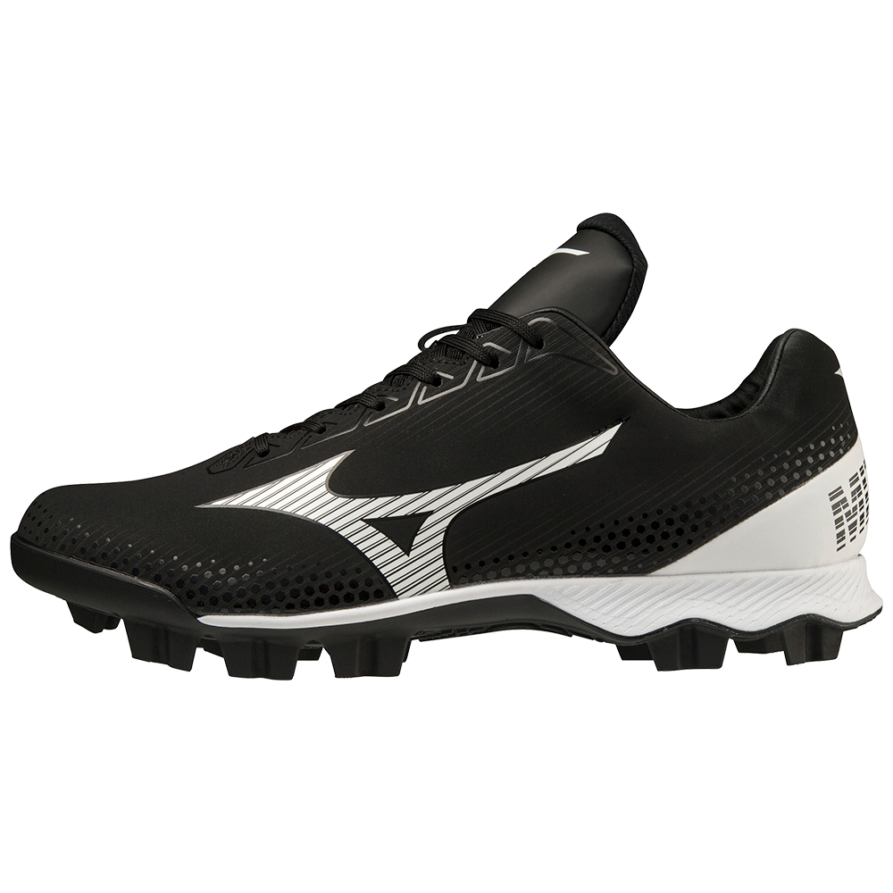 Black molded baseball cleats shop