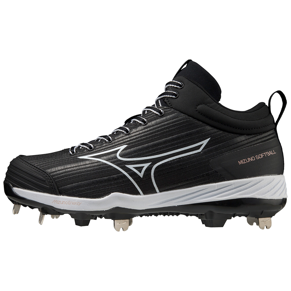 Mizuno Sweep 6 Mid Womens Metal Softball Cleats