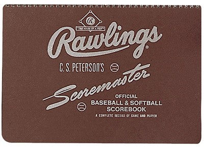 Rawlings Peterson's Baseball Scorebook