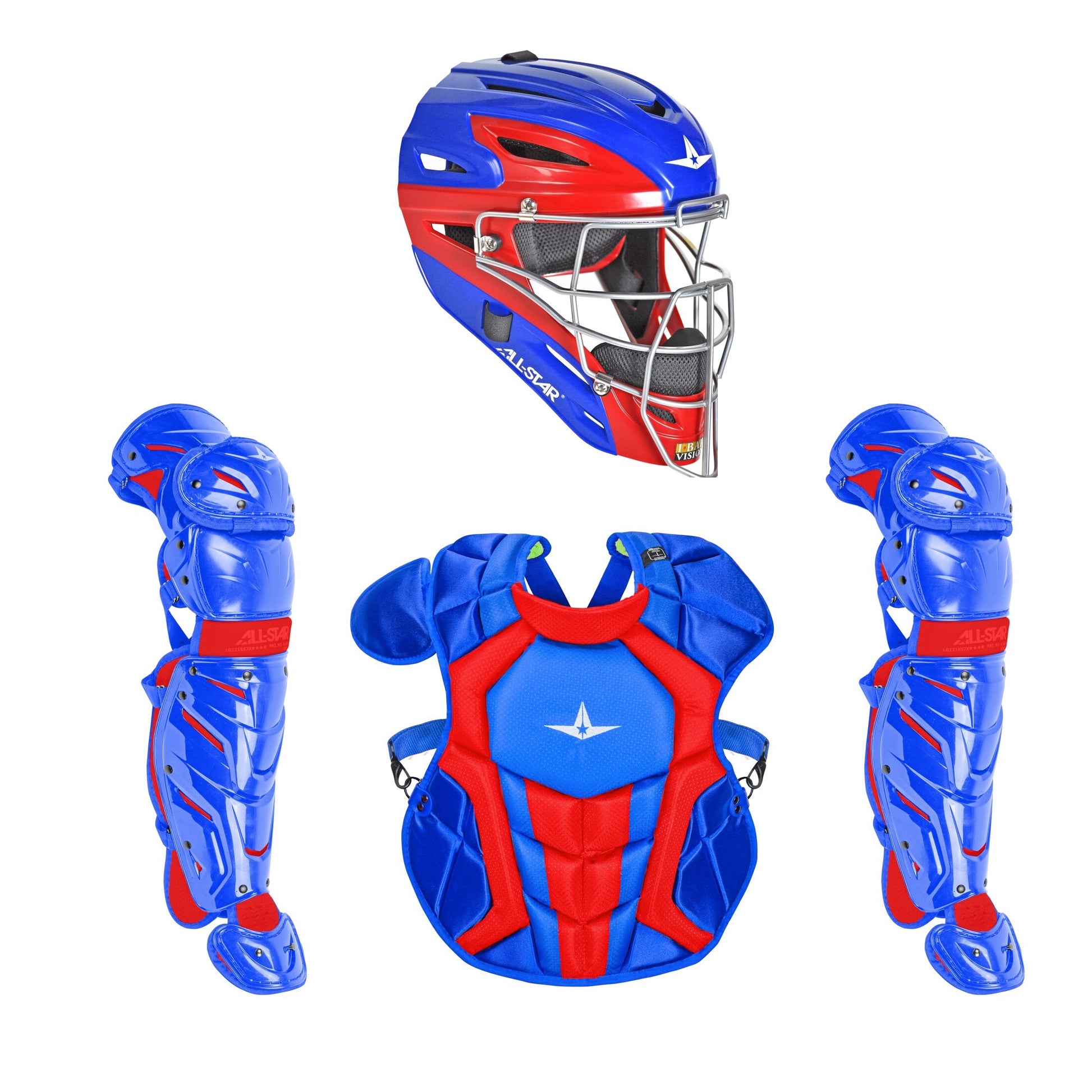 all star catchers gear All Star Intermediate System7 Axis Catchers Kit - ROYAL